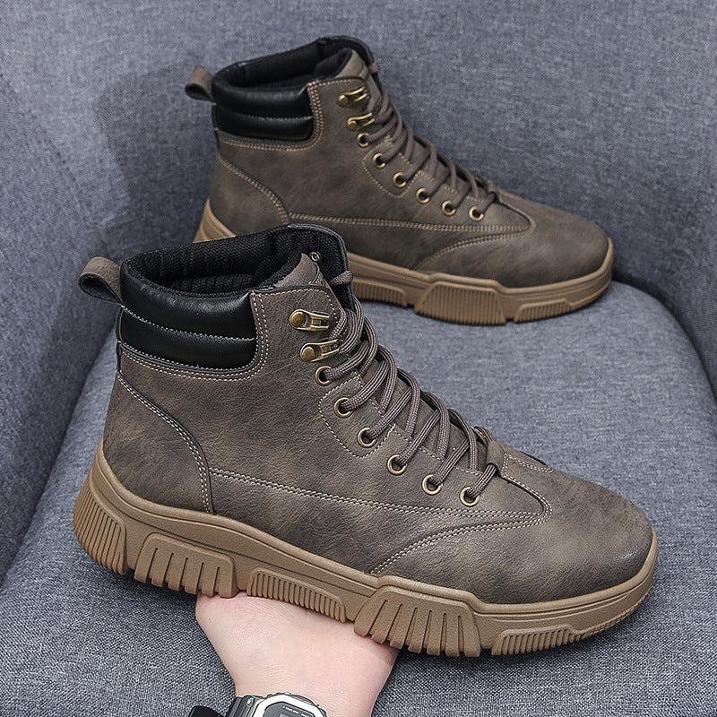 Bottines militaires d'automne