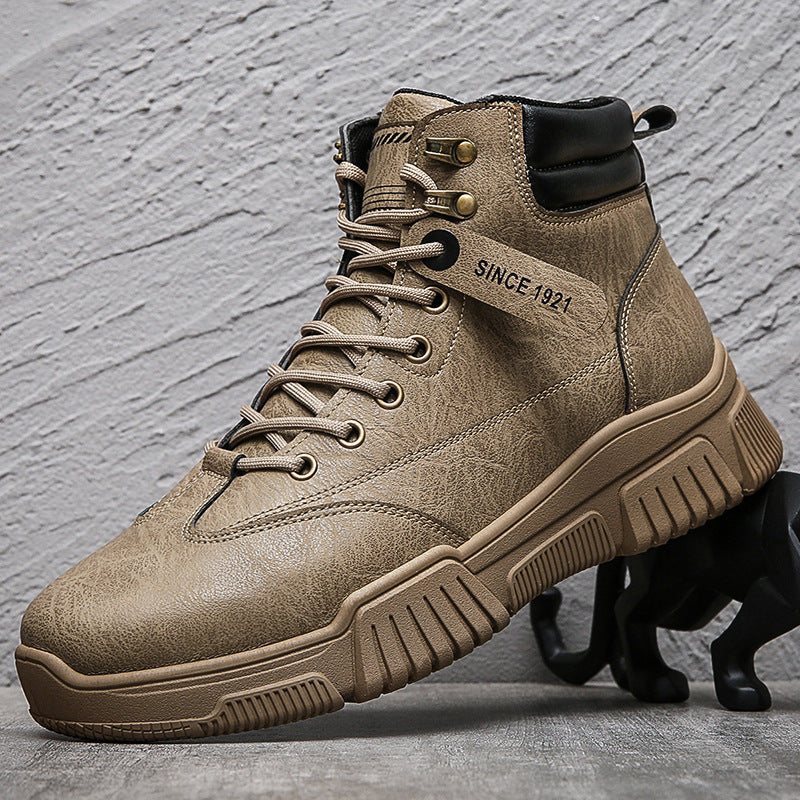 Bottines militaires d'automne