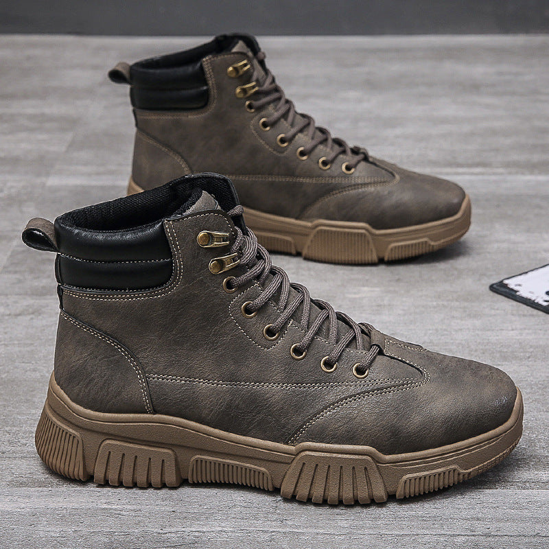Bottines militaires d'automne