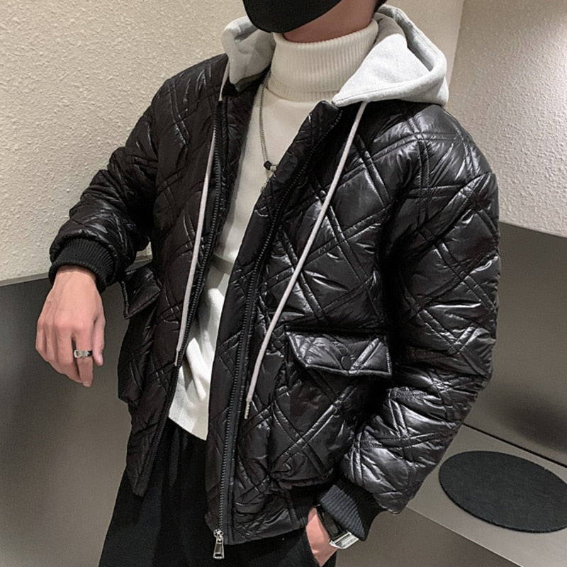 Veste à capuche matelassée Silver Skin