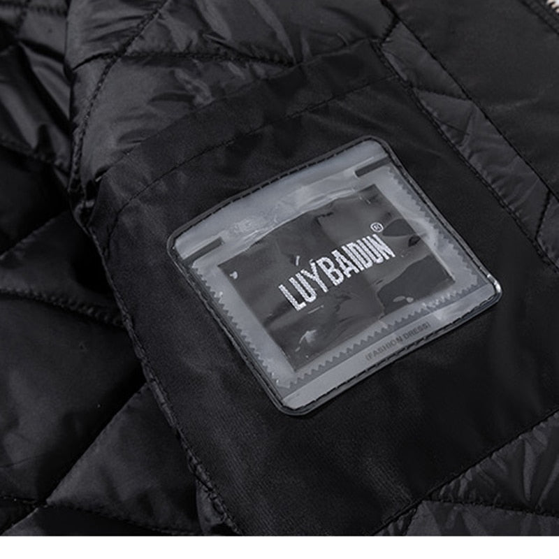 Chaqueta de paracaídas Fake Two Patchwork