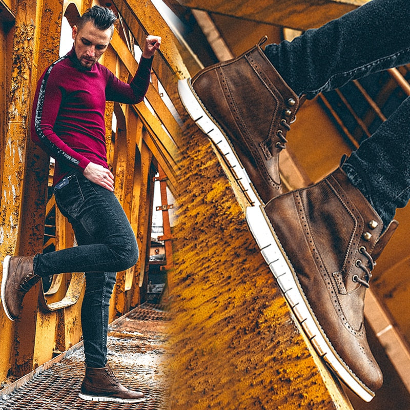 Bottines Brogue Blucher