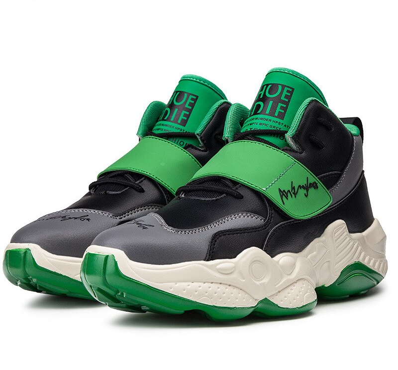 Hip Hop Hi Top Lace Strap Casual Hommes Sneaker