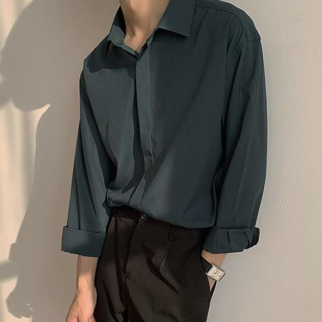 Camisas Harajuku de seda