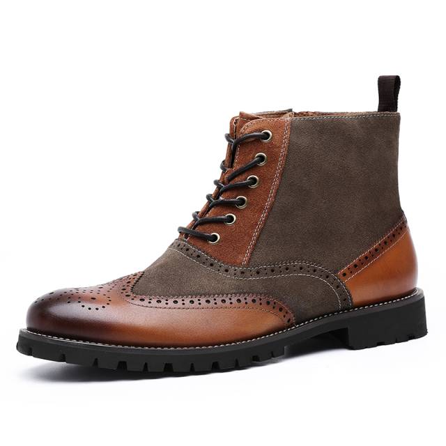 Bottes d'hiver unies tricolores