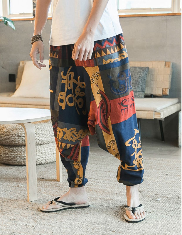 Cotton Loose Harajuku Youth Streetwear Fashion Men Harem Pants - FanFreakz