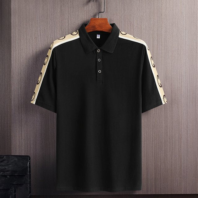 Solid Polyester Breathable Polo Shirt