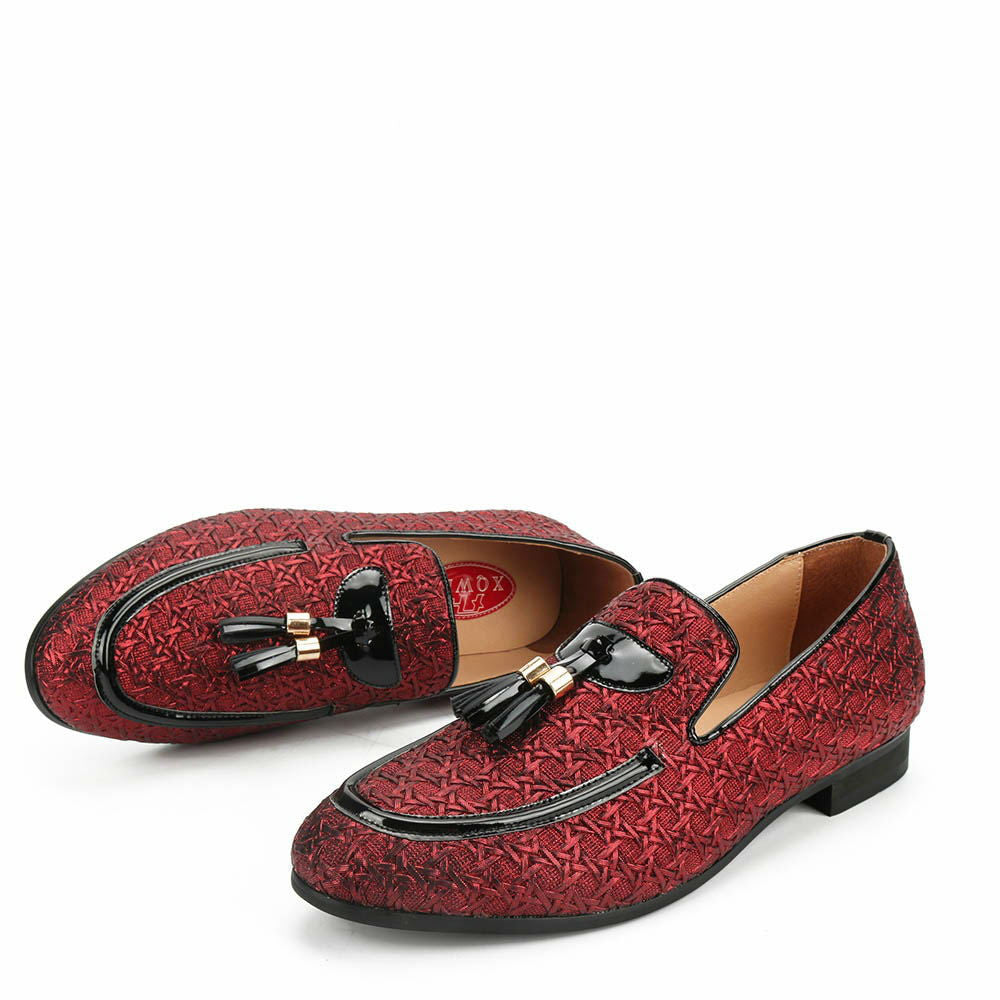 Lavish Interlace Top Men Loafers Shoes