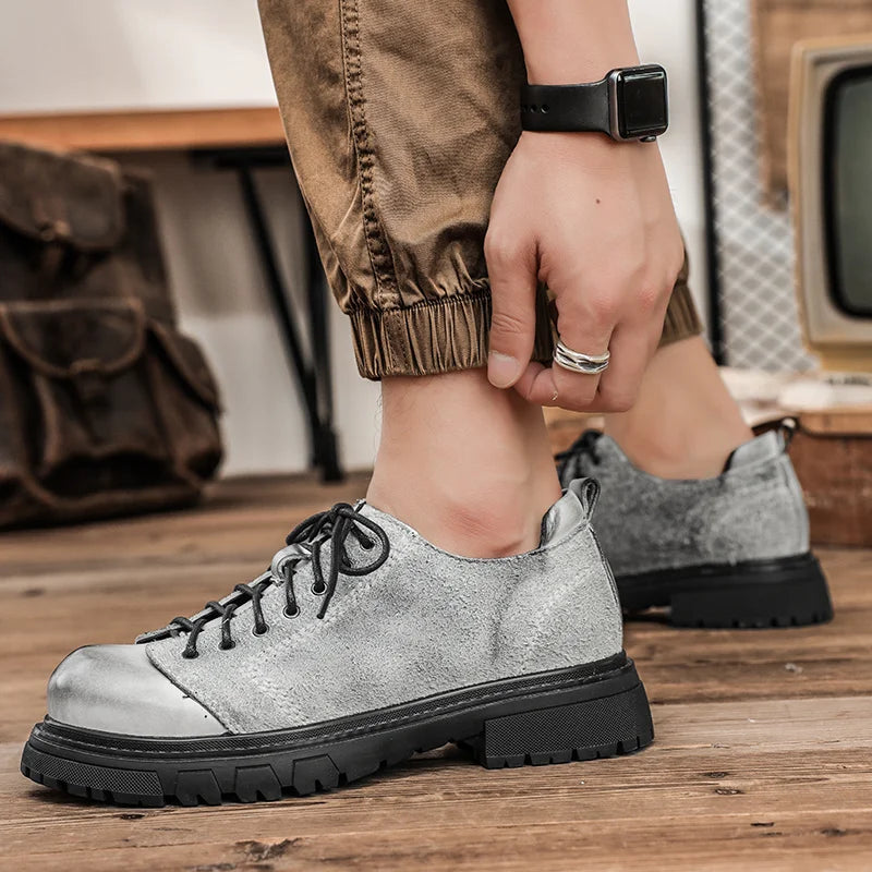 Suede Rubber Sole Casual Sneakers