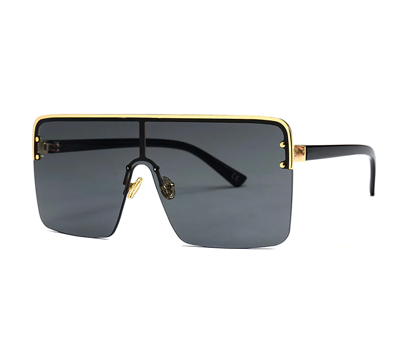 Cool Square Shield Style Hombres Gafas de sol