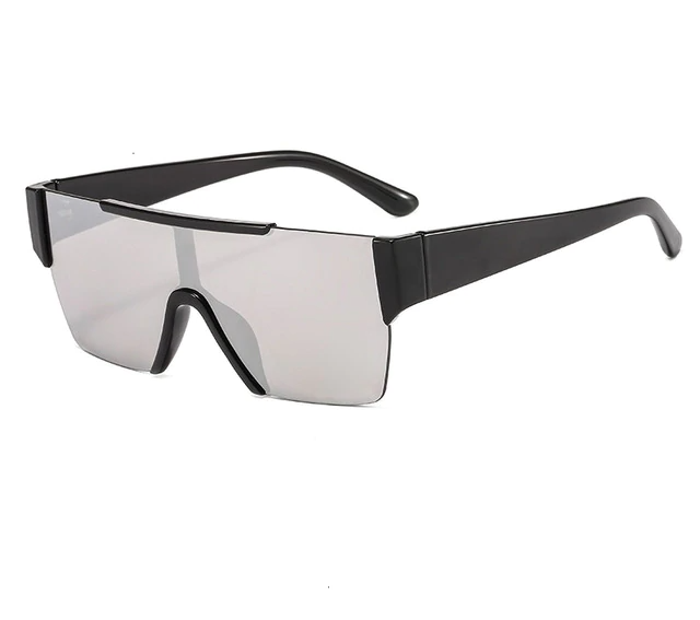 Plastic Frame and Lenses Sport Sunglasses