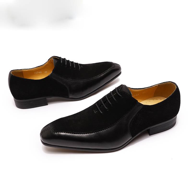 Luxury Formal Split Suede Leather Men Oxford Shoes
