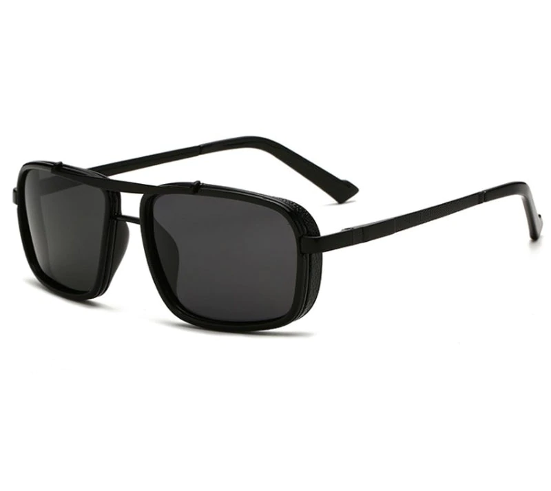 Lunettes de soleil carrées aviateur à verres polarisés