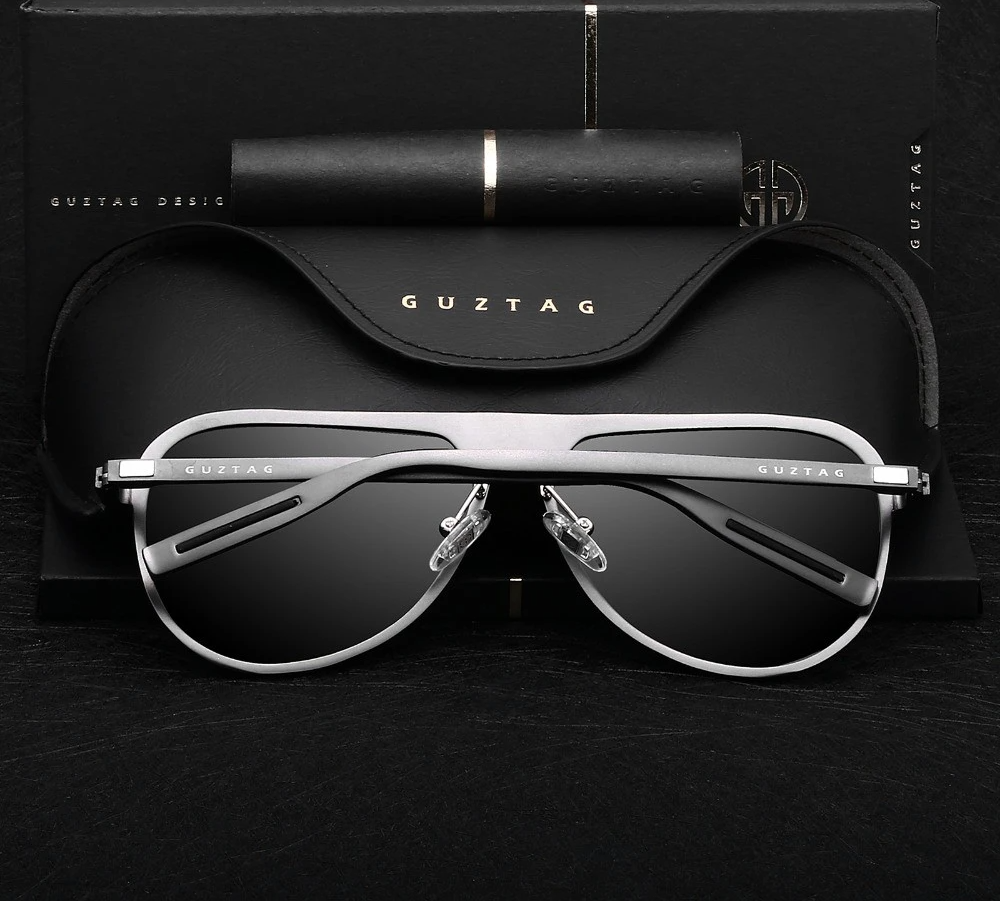 Unisex Classic Aviator Style Aluminum Mirror Sunglasses HD Polarized UV400 - FanFreakz