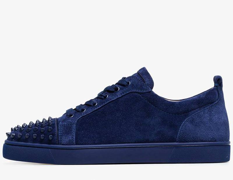 Suede Luxury Toe Spikes Lace Up Baskets à plateforme pour hommes