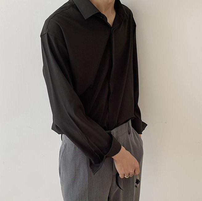 Camisas Harajuku de seda