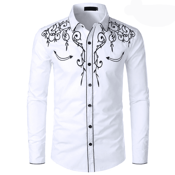 Side Up Embroidery Shirt