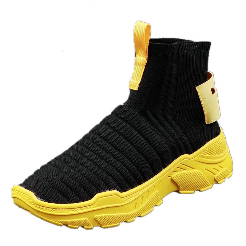 New Roman Socks Breathable Slip on Lightweight High Top Style Men Sneaker