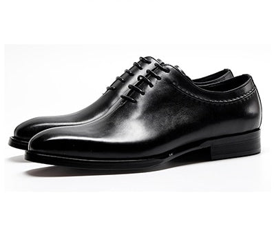 Clean with Bold Solid Design Men Oxford Shoes - FanFreakz