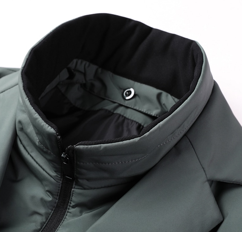 Padded Button Lapel Blazer