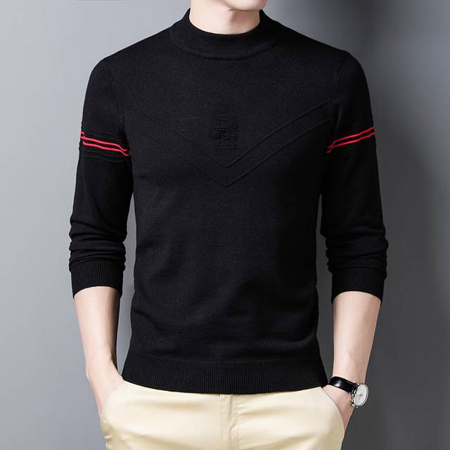 Subtle Striped Style Pullover Sweater