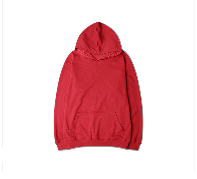 Sweat à capuche épais solide Pop-Farbe