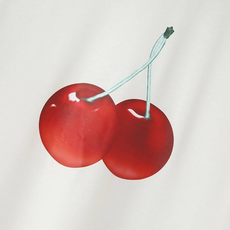 Red Cherry Printed Men T-Shirt