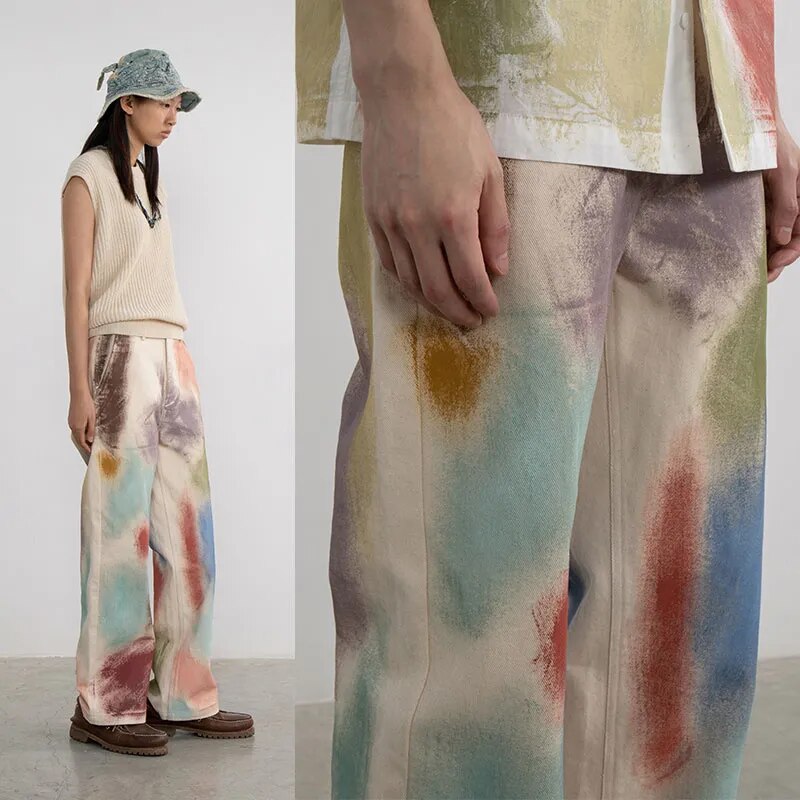 Tie-Dye Colorful Loose Pants