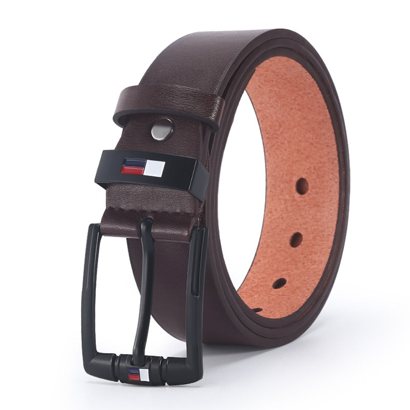 Casual Buckle Leather Men Belt