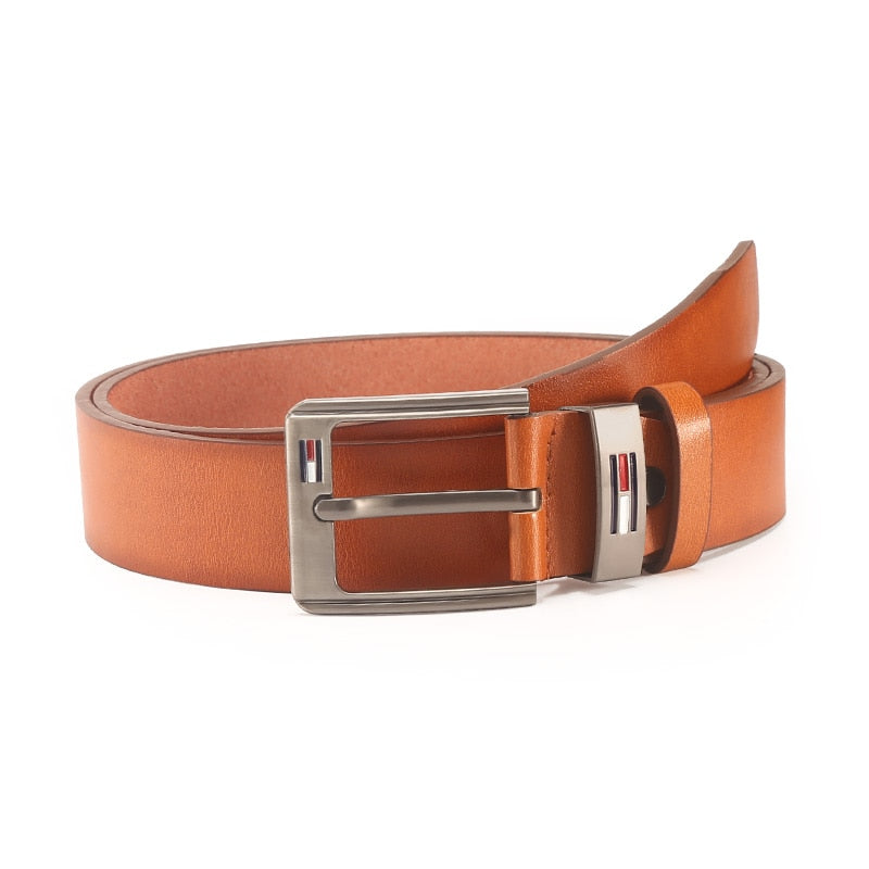 Casual Buckle Leather Men Belt