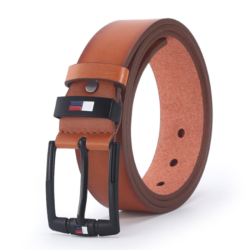 Casual Buckle Leather Men Belt