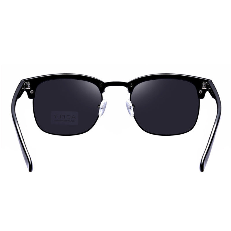 Unisex Classic Half Metal Polarized Sunglasses - FanFreakz