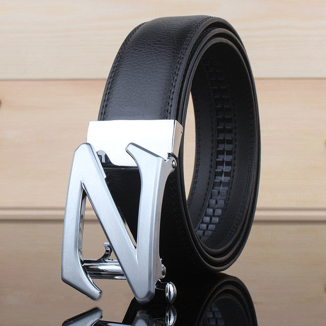 Big Z Buckle Style Men PU Leather Belt - FanFreakz
