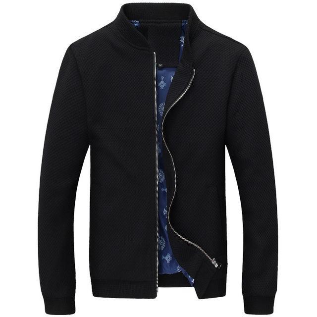 Embossed Pattern Men Slim Fit Jacket - FanFreakz