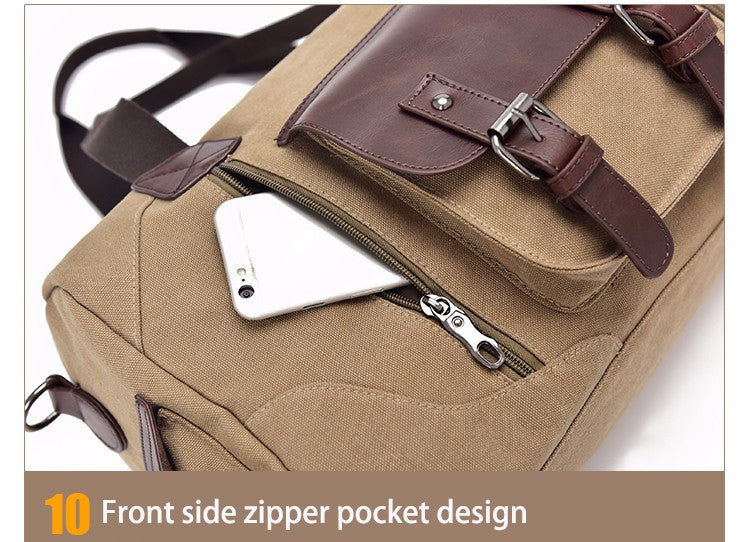 Vintage Style Men Canvas Weekender Bag - FanFreakz