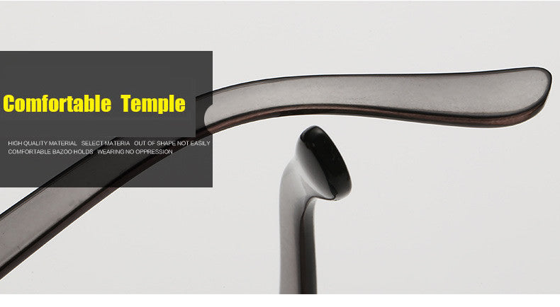 Mirror Coating Big Square Men Fashion Sunglasses - FanFreakz