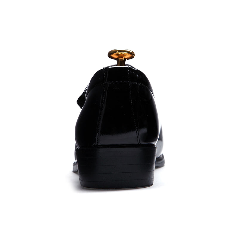 Glossy PU Leather Men Shoes For Formal or Party Events - FanFreakz