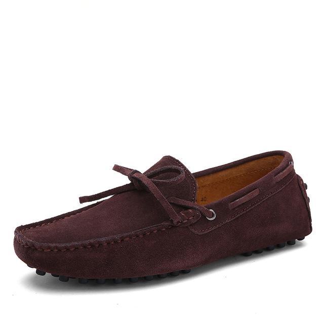 Men Nubuck Loafers Shoes Moccasins - FanFreakz