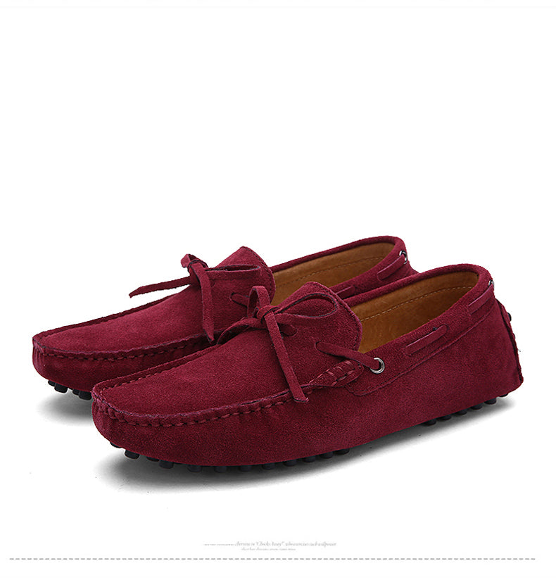 Men Nubuck Loafers Shoes Moccasins - FanFreakz