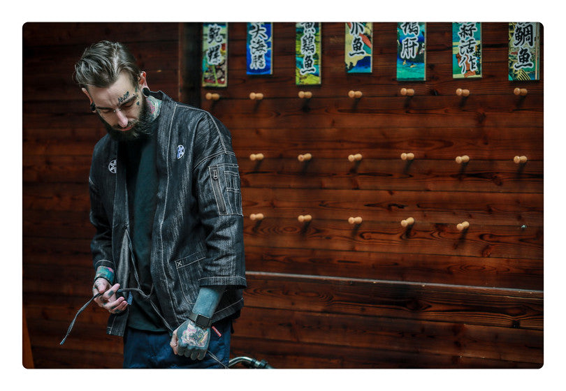 Kimono Harajuku Japan Style Japan Men Jacket - FanFreakz