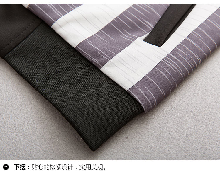 Big Vertical Stripes Korean Style Men Slim Fit Jacket - FanFreakz