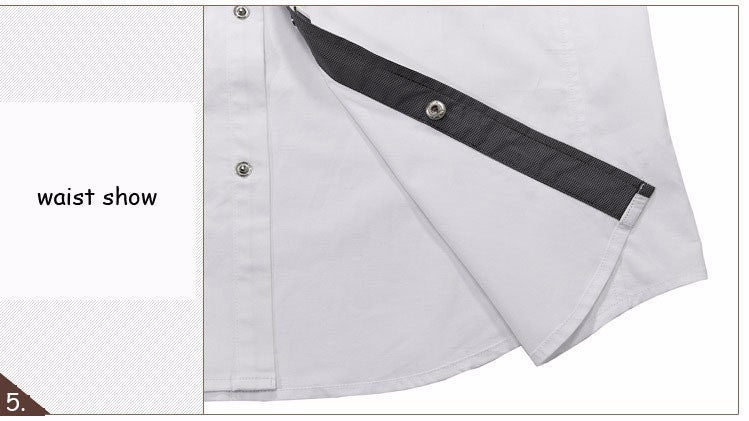 Rock Style Slim Fit Big Collar Men Shirt - FanFreakz