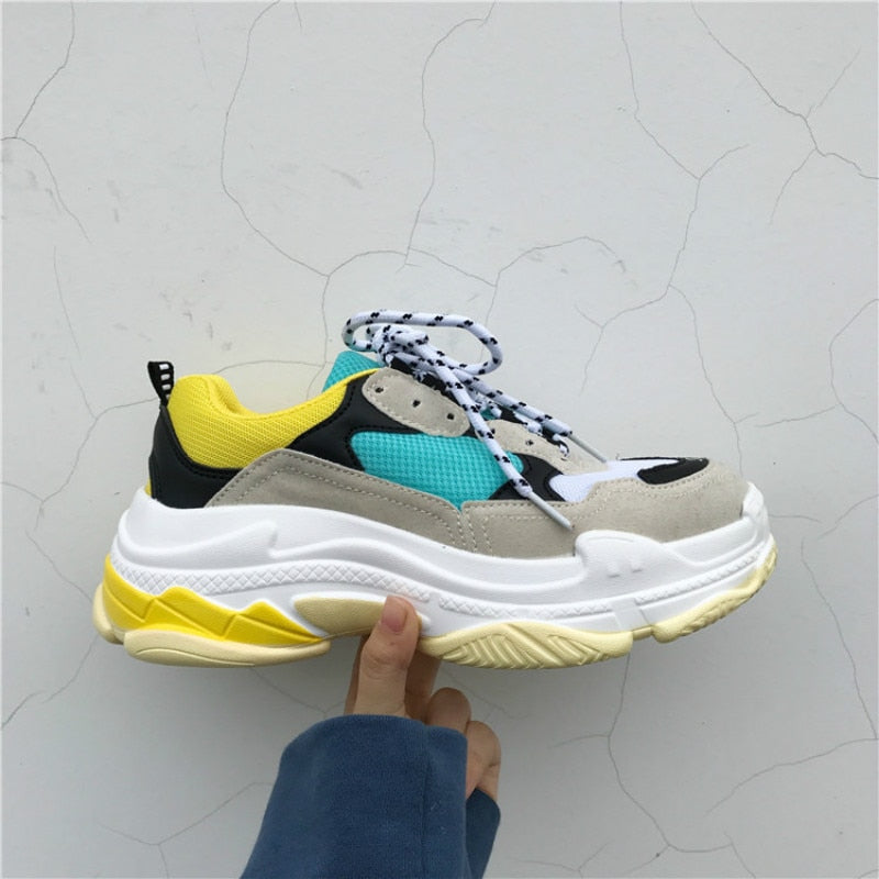 Chaussures de sport pour hommes de style décontracté à lacets en maille respirante et confortable