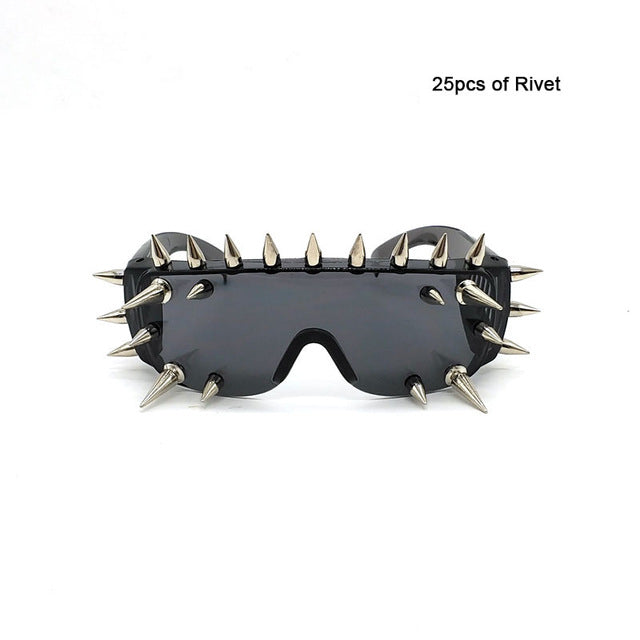 Punk Rivet Unisex Men and Women Sunglasses
