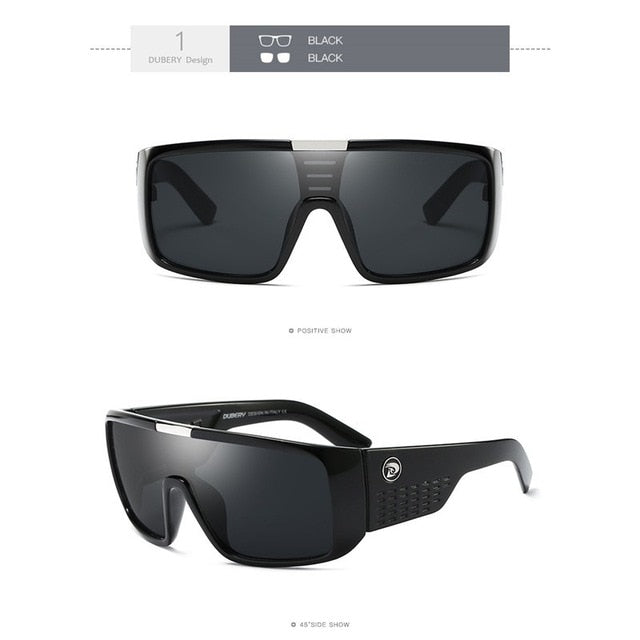 Wide Leg Square Goggle Oversized Sunglasses