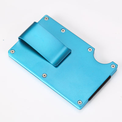 Clip de dinero de metal ultrafino multifunción de alta capacidad para hombres