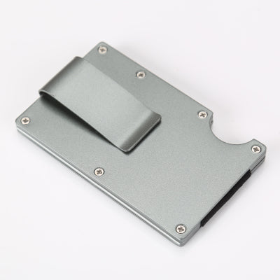 Clip de dinero de metal ultrafino multifunción de alta capacidad para hombres