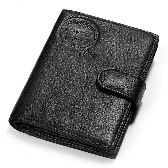 Monedero de estilo de viaje para pasaporte, monedero Rfid Magic para hombre, billetera de cuero