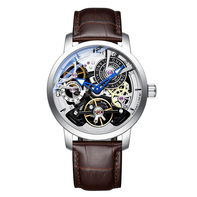 Original Skeleton Design Automatic Tourbillon Men Watches