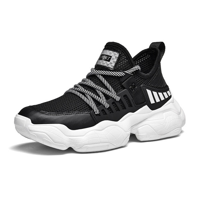 Thick Bottom Flyknit Basic Youth Casual Men Sneaker